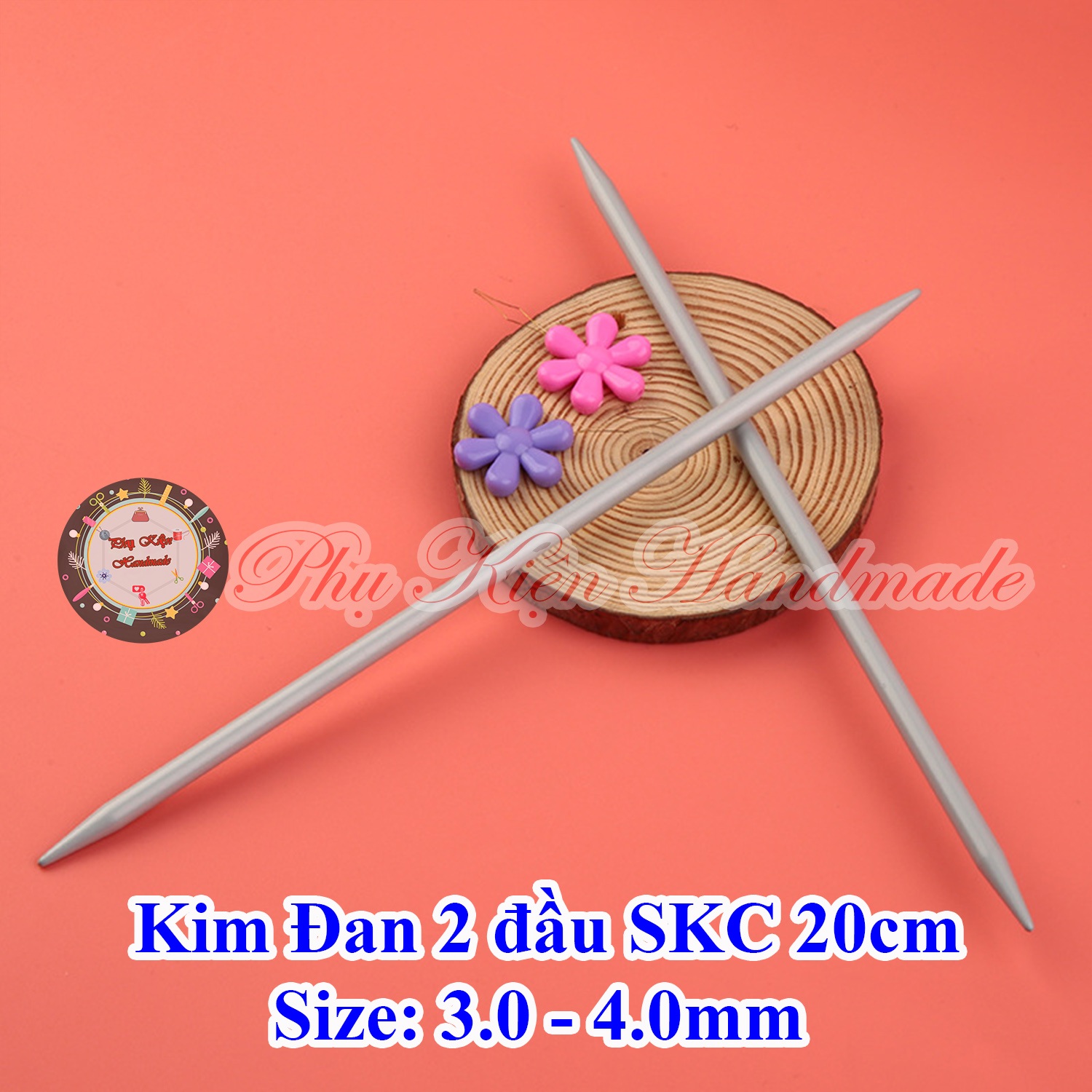 Knitting Needles with 2 Ends, Skc 20cm