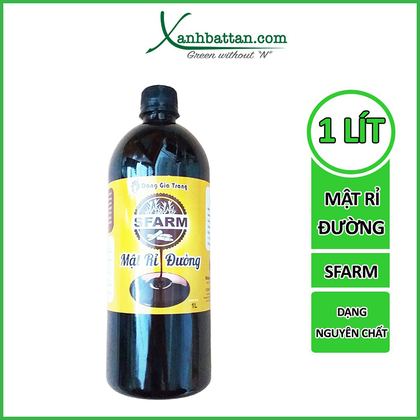 Mật Rỉ Đường Nguyên Chất Chai 1 Lít