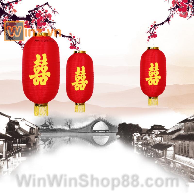 [HCM]Lồng đèn song hỷ Lồng đèn trang trí tiệc cưới