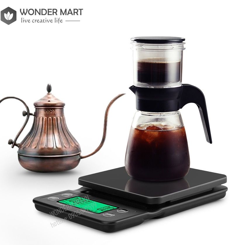 [HCM]Cân cà phê điện tử đếm giờ chuyên DripV60 Pour Over Coffee