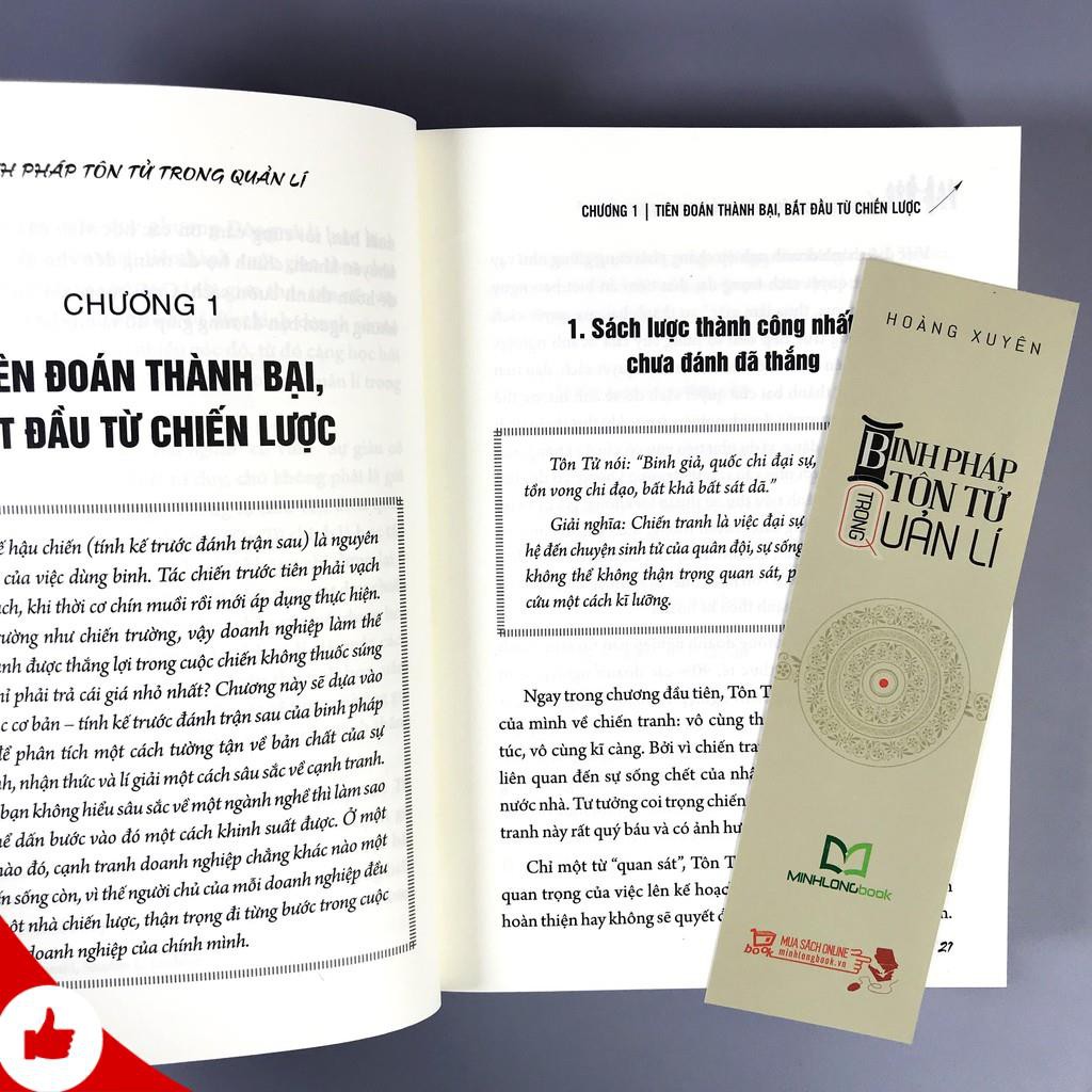 Sách - Binh Pháp Tôn Tử Trong Quản Lí + Tặng Bookmark