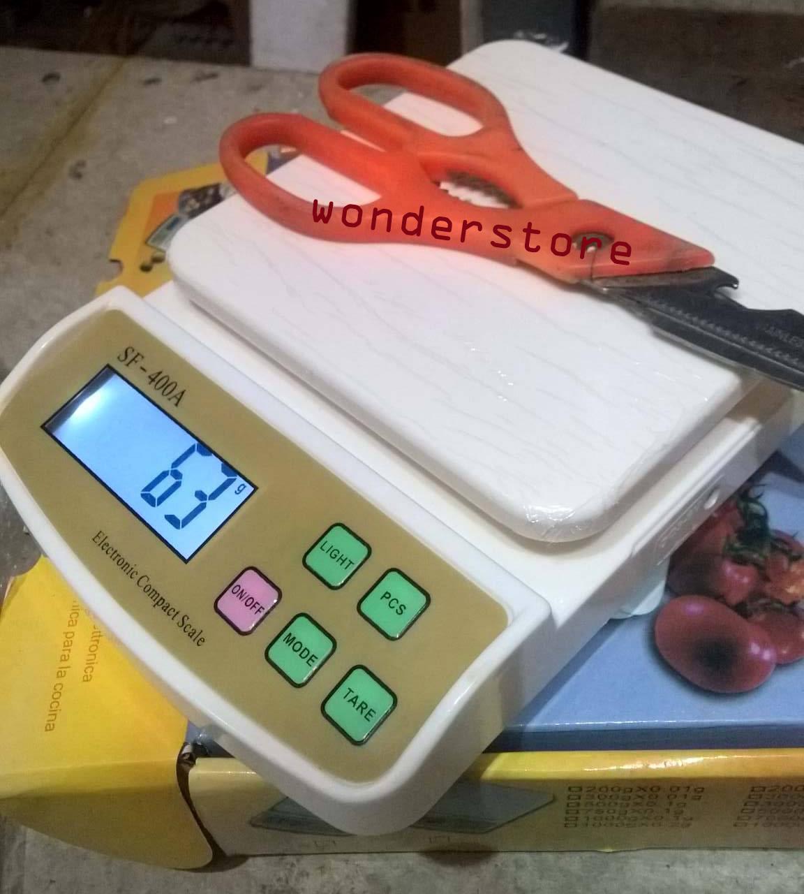 Cân tạp hóa điện tử Cân nhà bếp 10kg SF-400A (Trắng)
