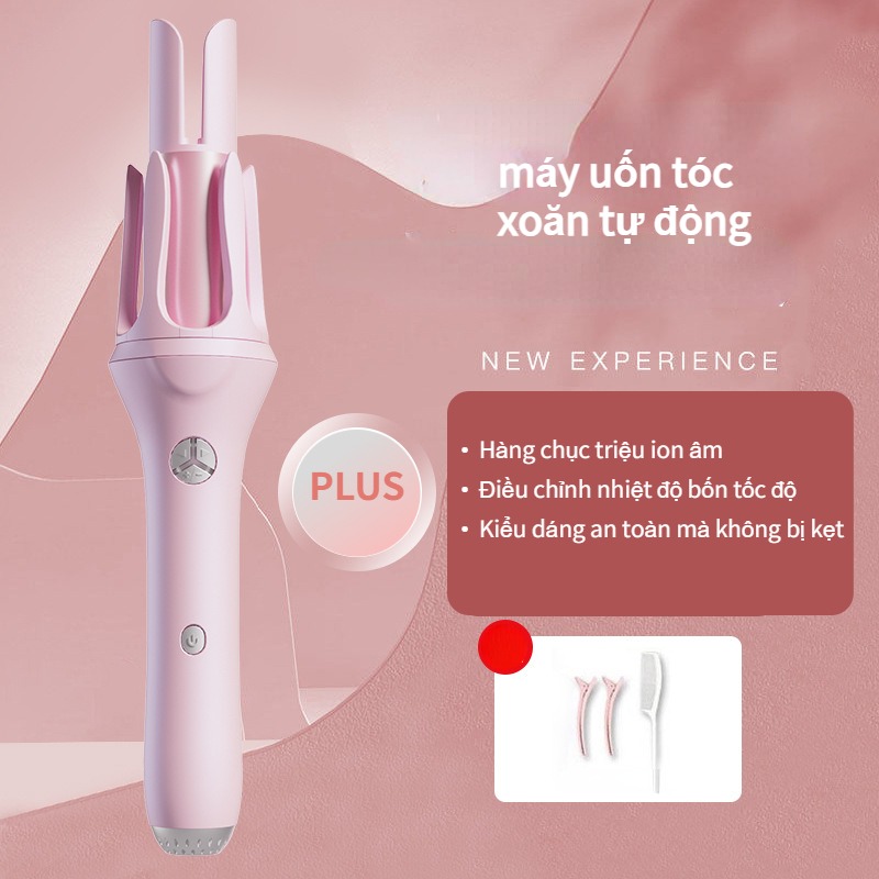 Máy uốn tóc tự động Máy uốn tóc bằng sóng ion âm điện 32MM với sóng lớn mà không làm hư tóc