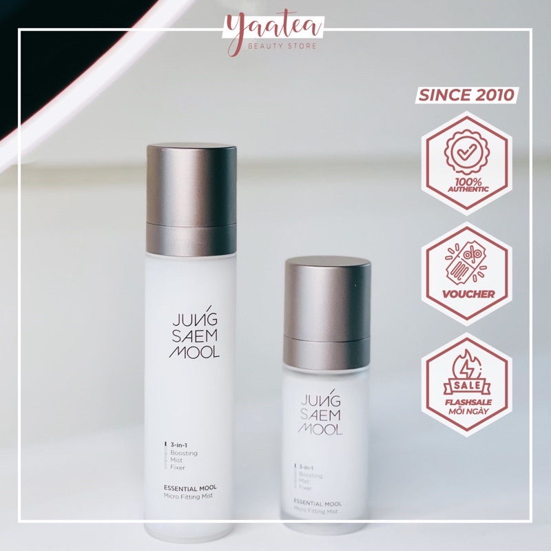 Xịt Khoáng Jung Saem Mool 3-in-1 Essential Mool Micro Fitting Mist