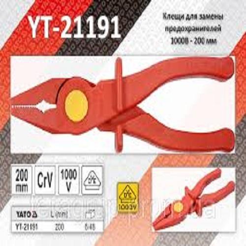 Kìm mỏ nhọn cách điện Yato YT-21191