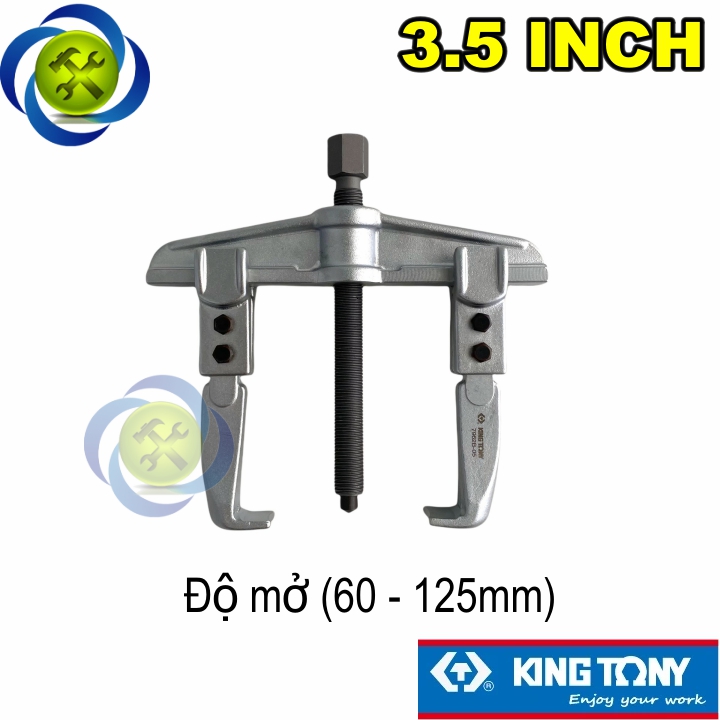 Cảo 2 chấu ngang độ mở 60-125mm kingtony 7962b-35