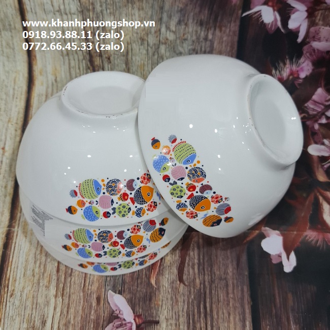 Bộ tô chén sứ hình cá - bộ tô chén sứ đẹp