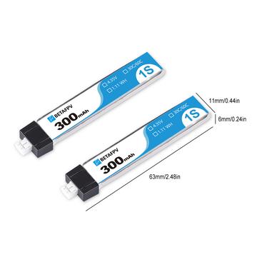 Pin PH2.0 300mAh 1S 30C Battery 8PCS  8 viên