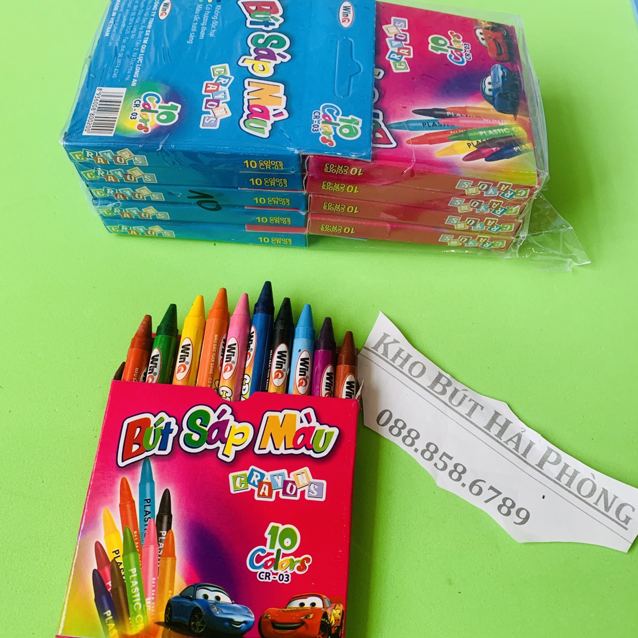 Bút sáp thơm 10 mầu