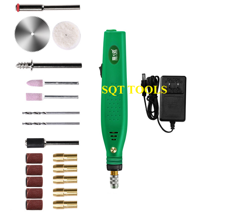 Máy khoan mài cắt khắc mini trục 3mm SQTtools 201