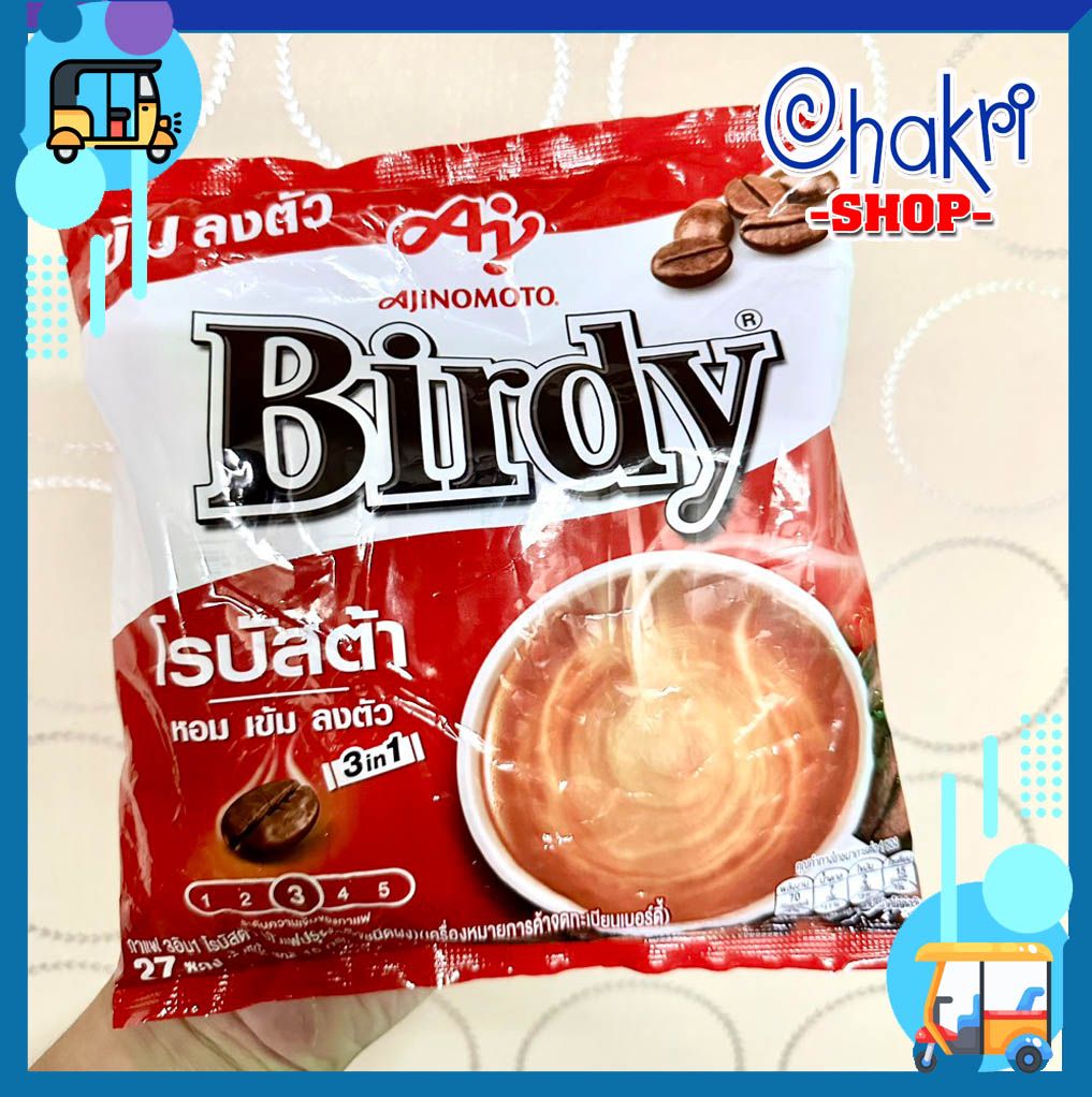 Cà phê sữa hòa tan 3 trong 1 Birdy Thái Lan (Bịch 27 gói)