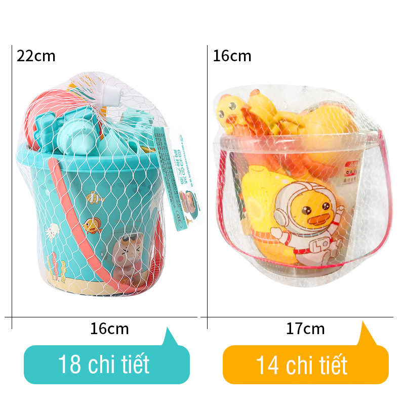Bộ đồ chơi xúc cát đi biển cho trẻ em