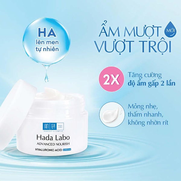 Hada Labo Kem Dưỡng Ẩm Sâu Hyaluron 50g