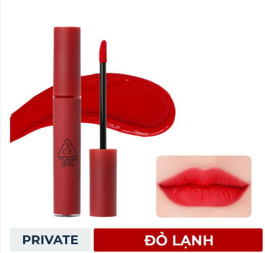 Son kem 3ce velvet lip tint - 3ce toiletpaper new 2022 phiên bản giới hạn taupe dusky pink figtachio bitter hour -em xinh tươi