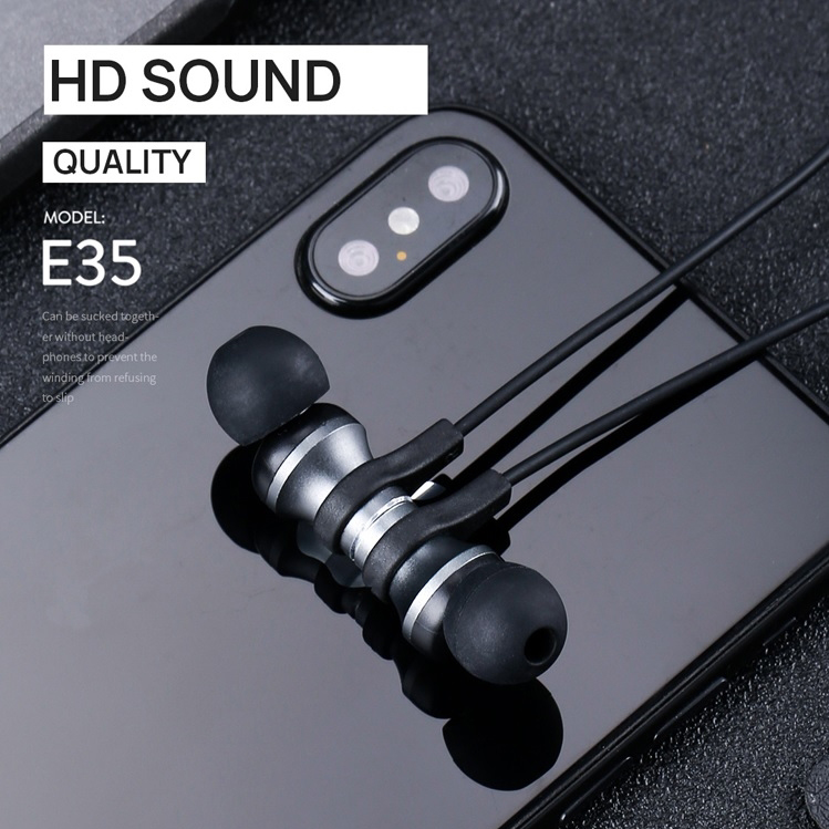 Tai Nghe Bluetooth quàng cổ Sendem E35 Kiểu Dáng Thể Thao - Pin trâu