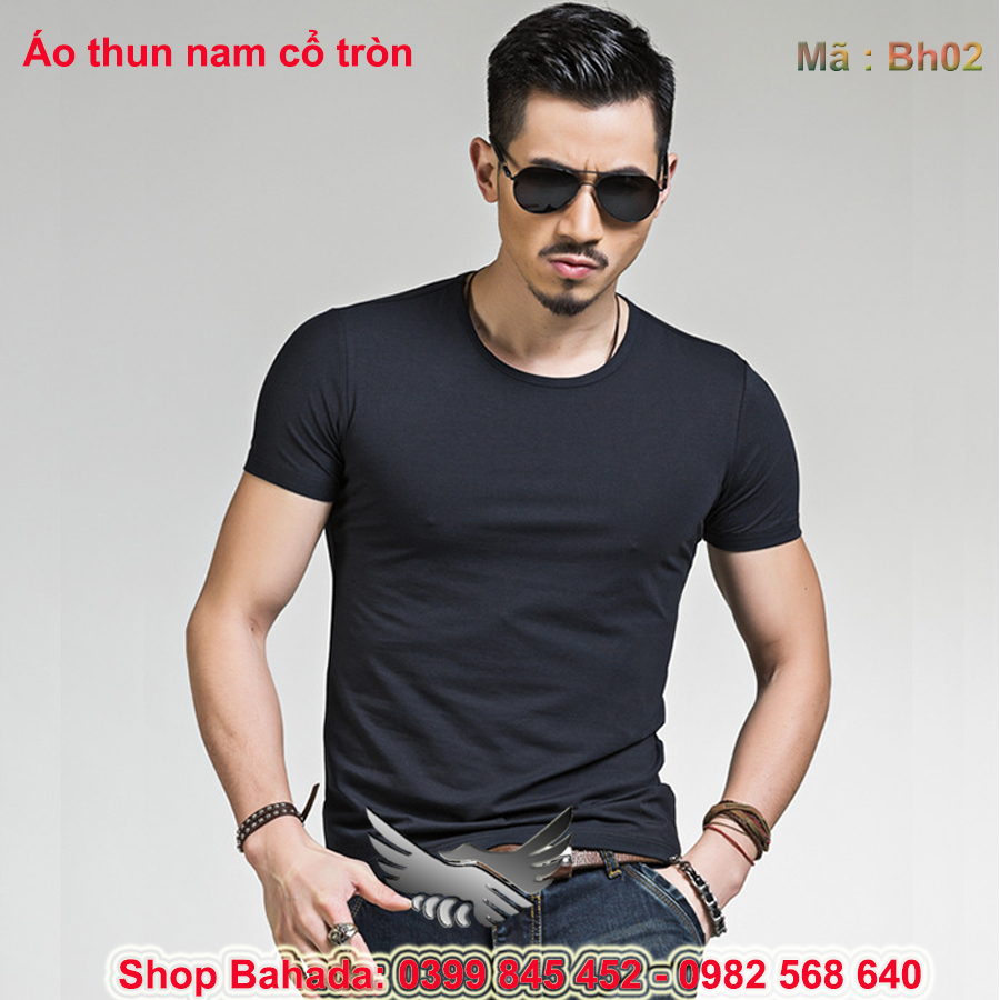 [HÀNG HOT] Áo thun nam fashion màu đen