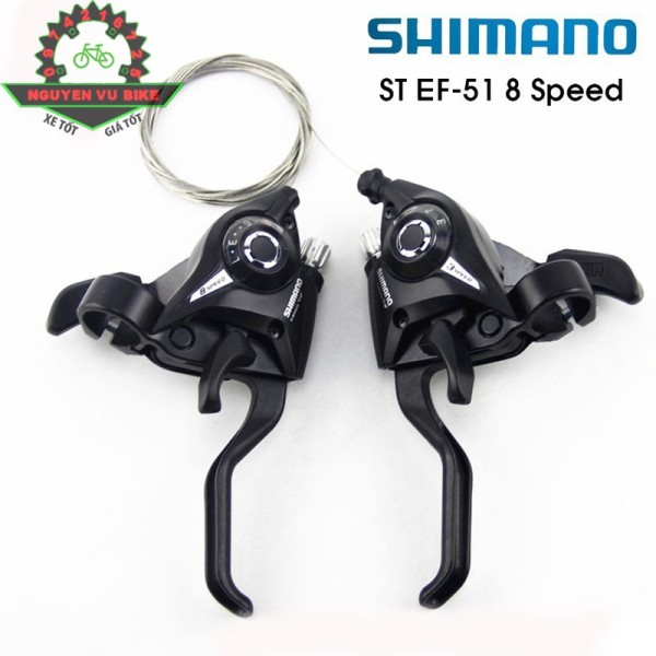 Mua Tay đề xe đạp Shimano EF51, EF65 3x8 - Rẻ nhất HN