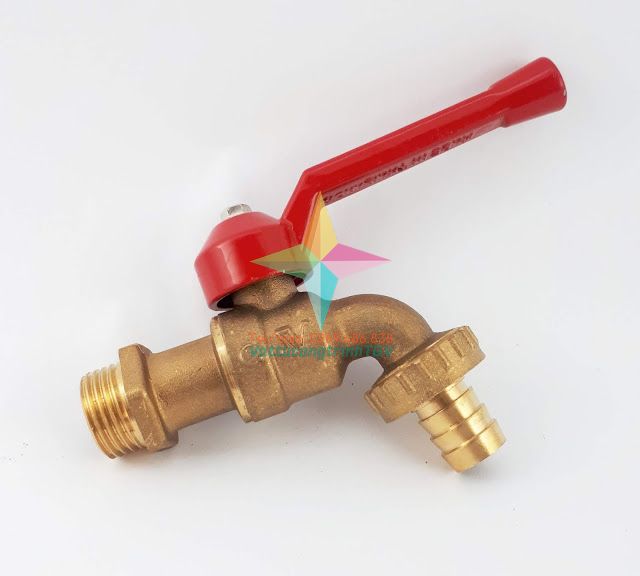 Vòi cấp nước đồng lắp cho máy giặt
