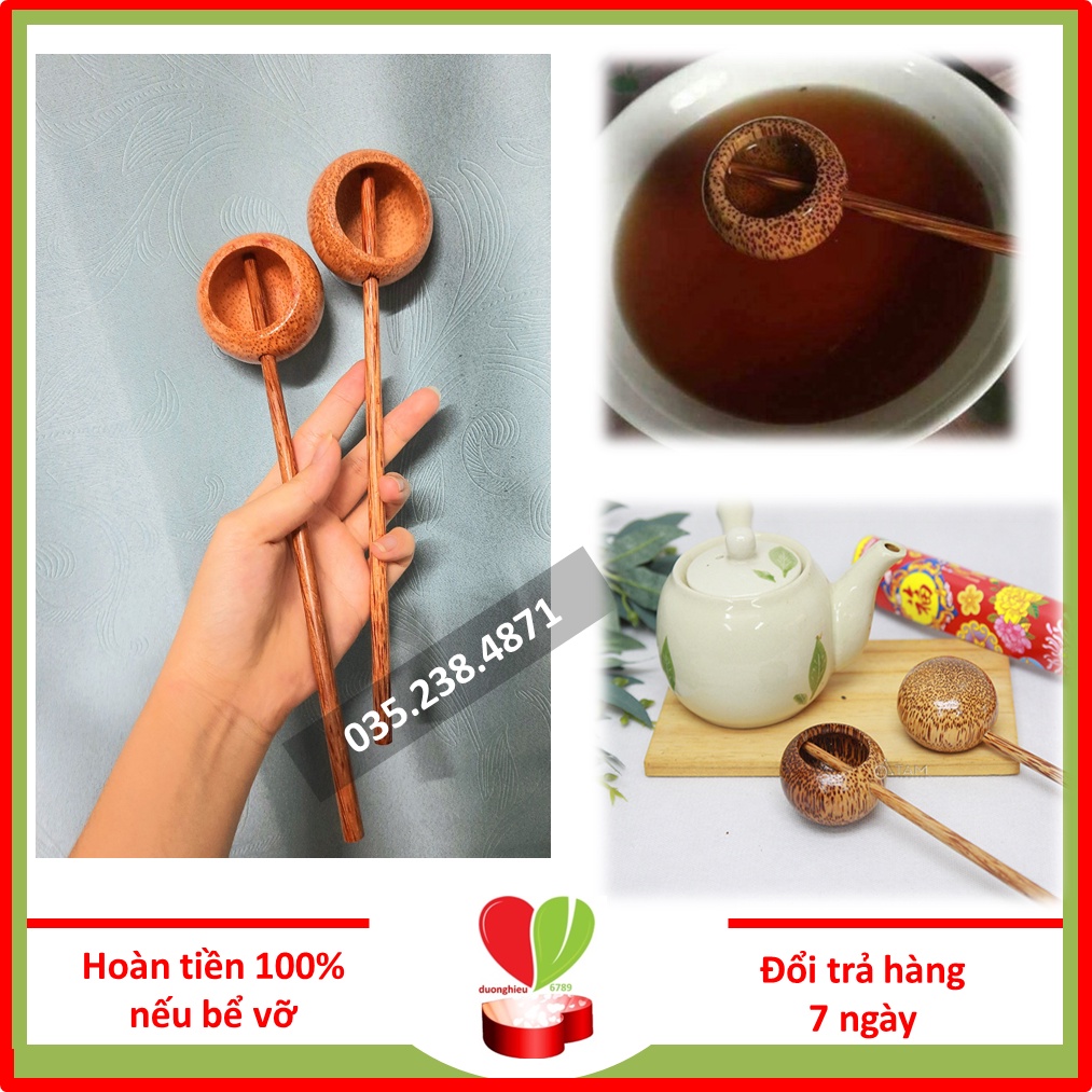 Gáo Múc , Muỗng Gỗ Dừa Decor Trang Trí -Duonghieu6789