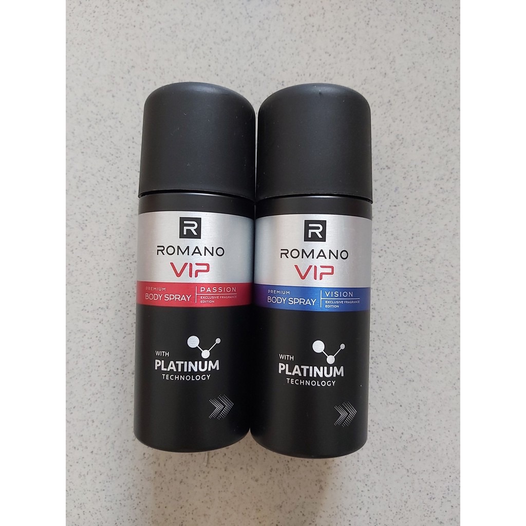 [HCM]Romano - Xịt ngăn mùi toàn thân romano Vip 150ml