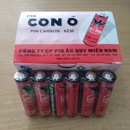 [HCM]⚡ Tjll Tjll ⚡ Hộp 24 Viên Pin Con Ó AA R6P/UM3 1.5V - Hộp 24 Viên Pin Tiểu 2A Con Ó Pinaco 1.5V ( Pin Lớn ) ⚡