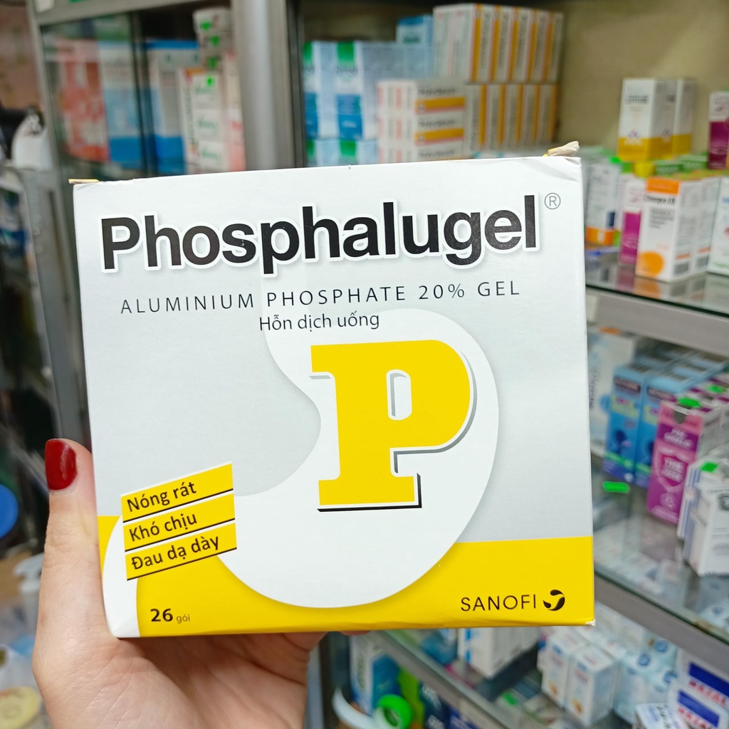 Sữa Dạ Dày Chữ P - Hỗn dịch uống Phosphalugel cải thiện đau
