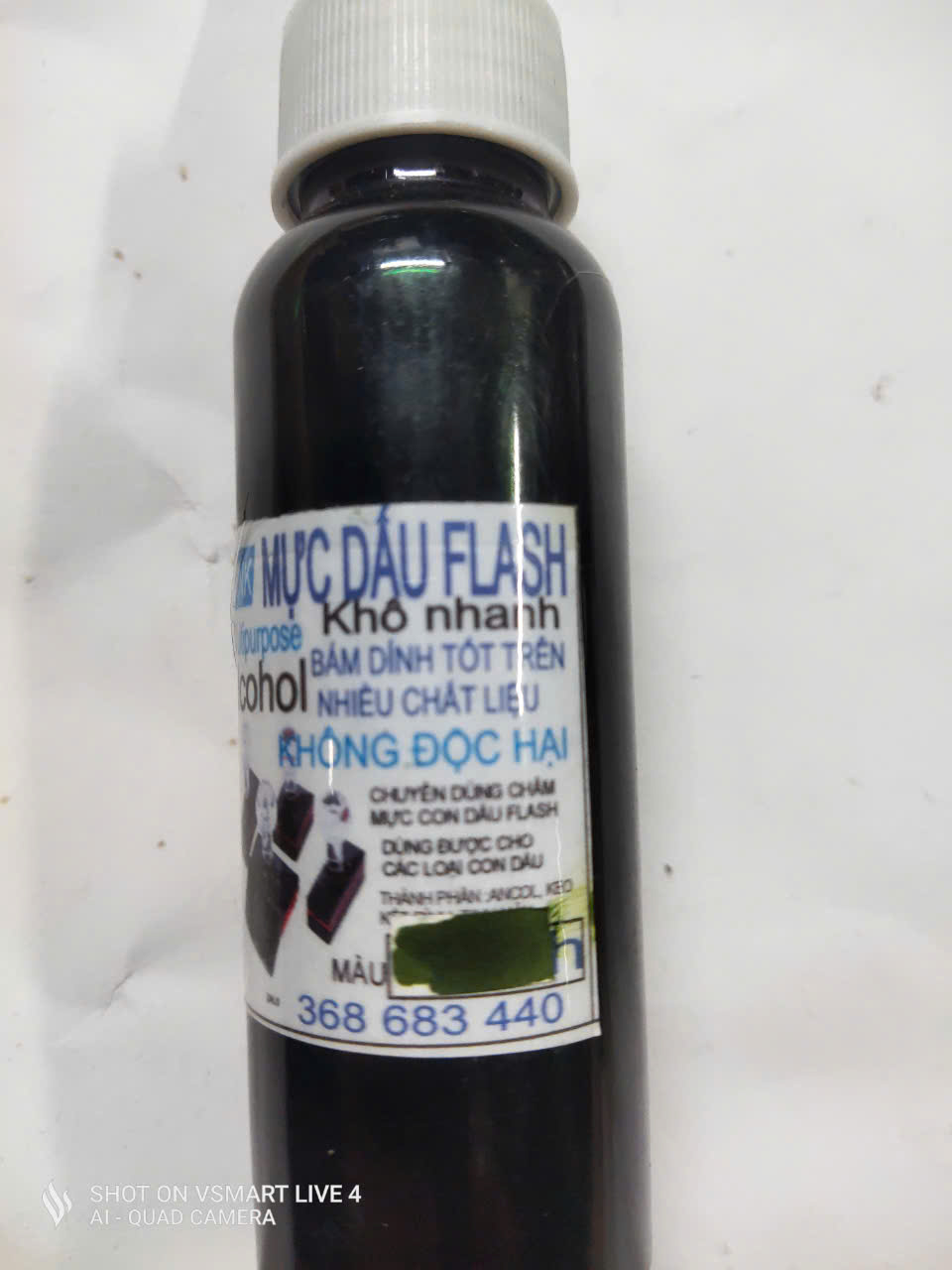 MỰC ĐÓNG DẤU FLASH CHAI TO 350ML
