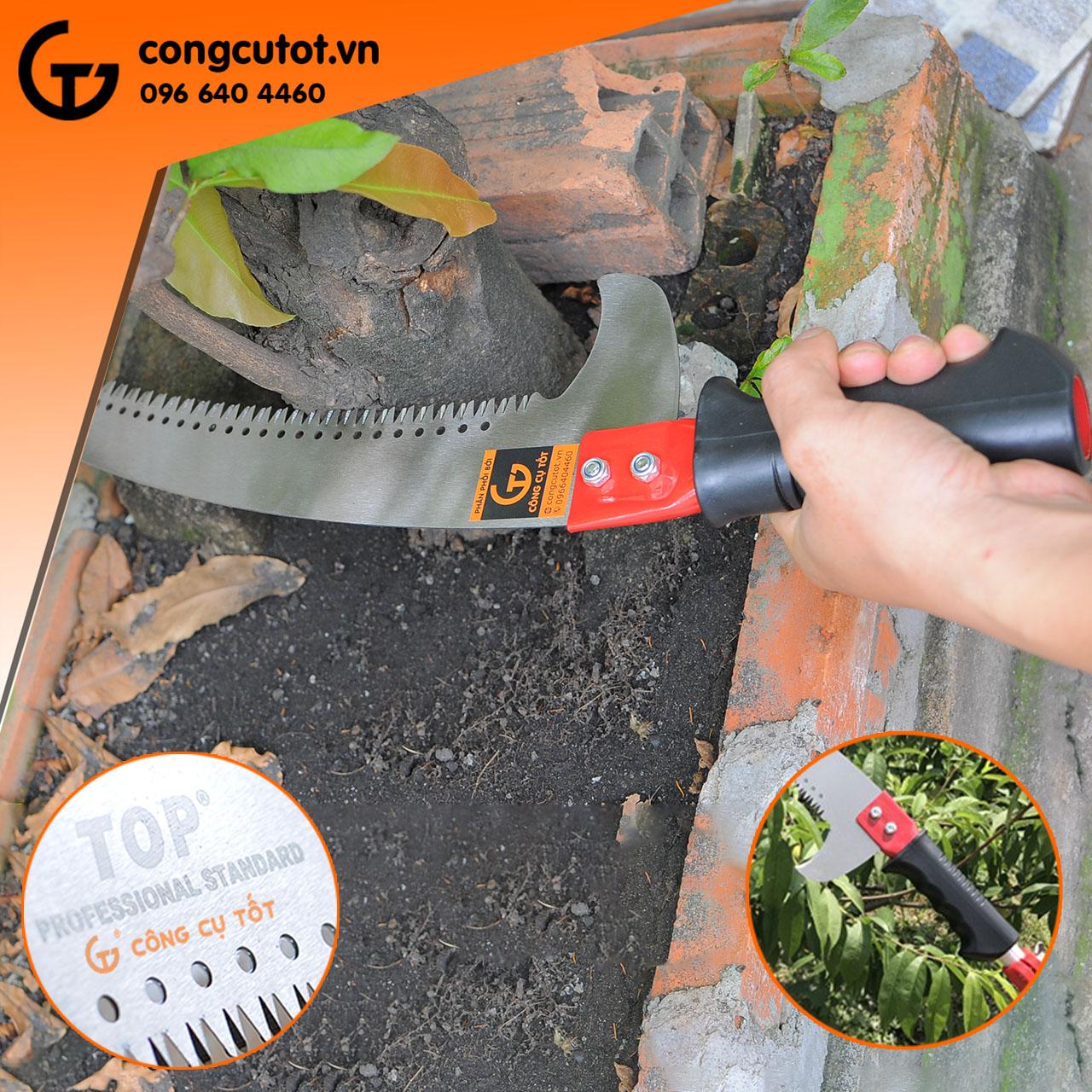 Cưa cành cây móc kép TOP LU-CM2D 600mm