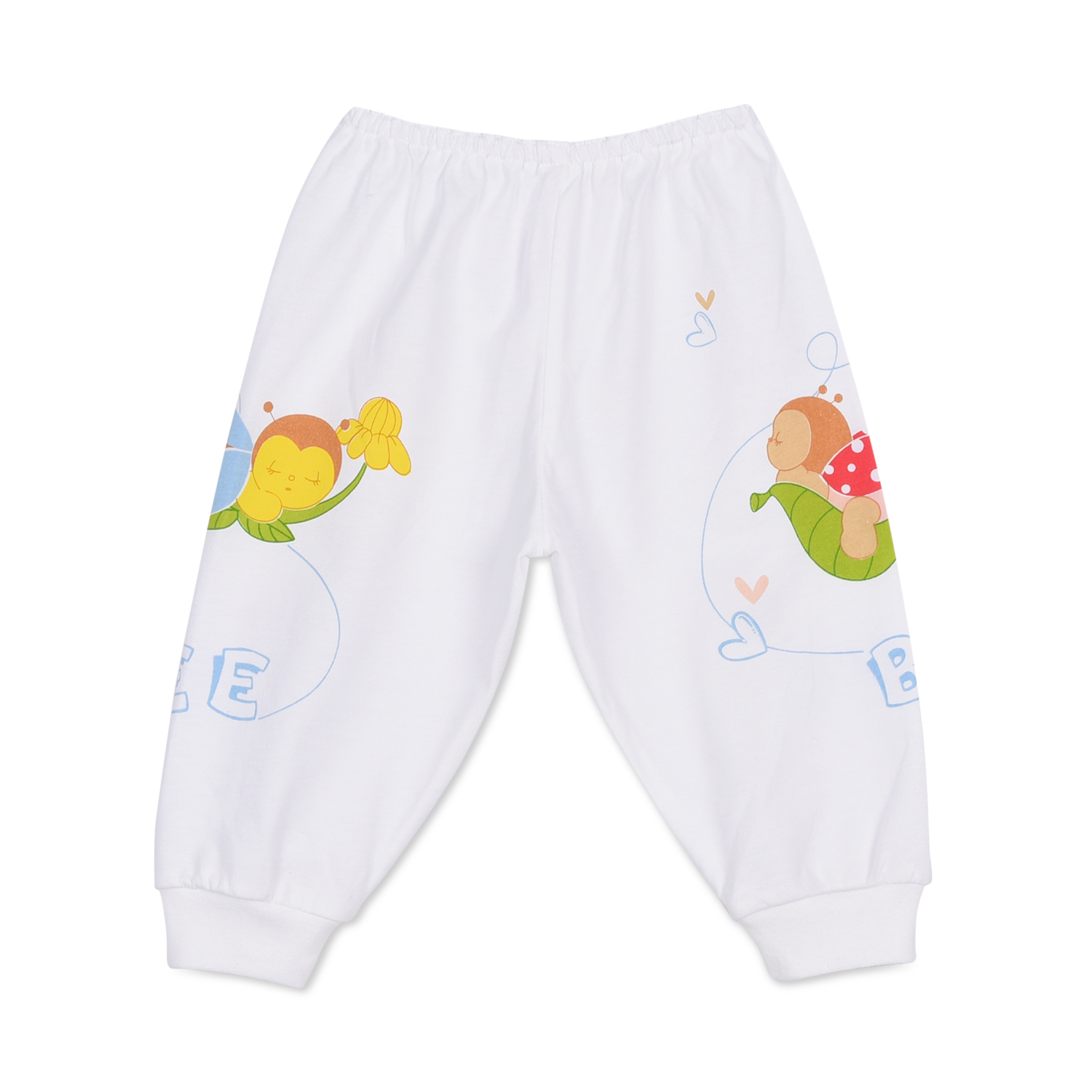 Quần bo sơ sinh HELLO BB QL0481 Trắng
