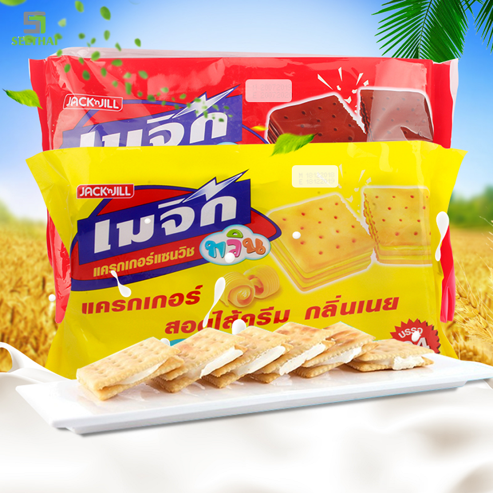 Bánh quy socola MAGIC Thái Lan kem phô mai 360gr bánh giòn xốp đồ ăn vặt nhập khẩu