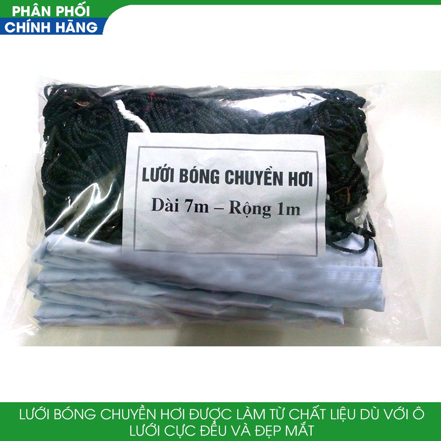 Lưới chuyền hơi 7M rộng 1M Dù đen