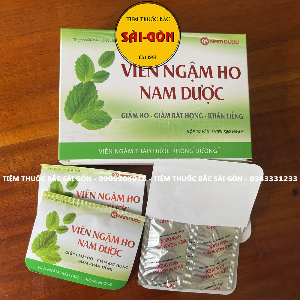 Hộp 10 vỉ Kẹo Ngậm Ho ND