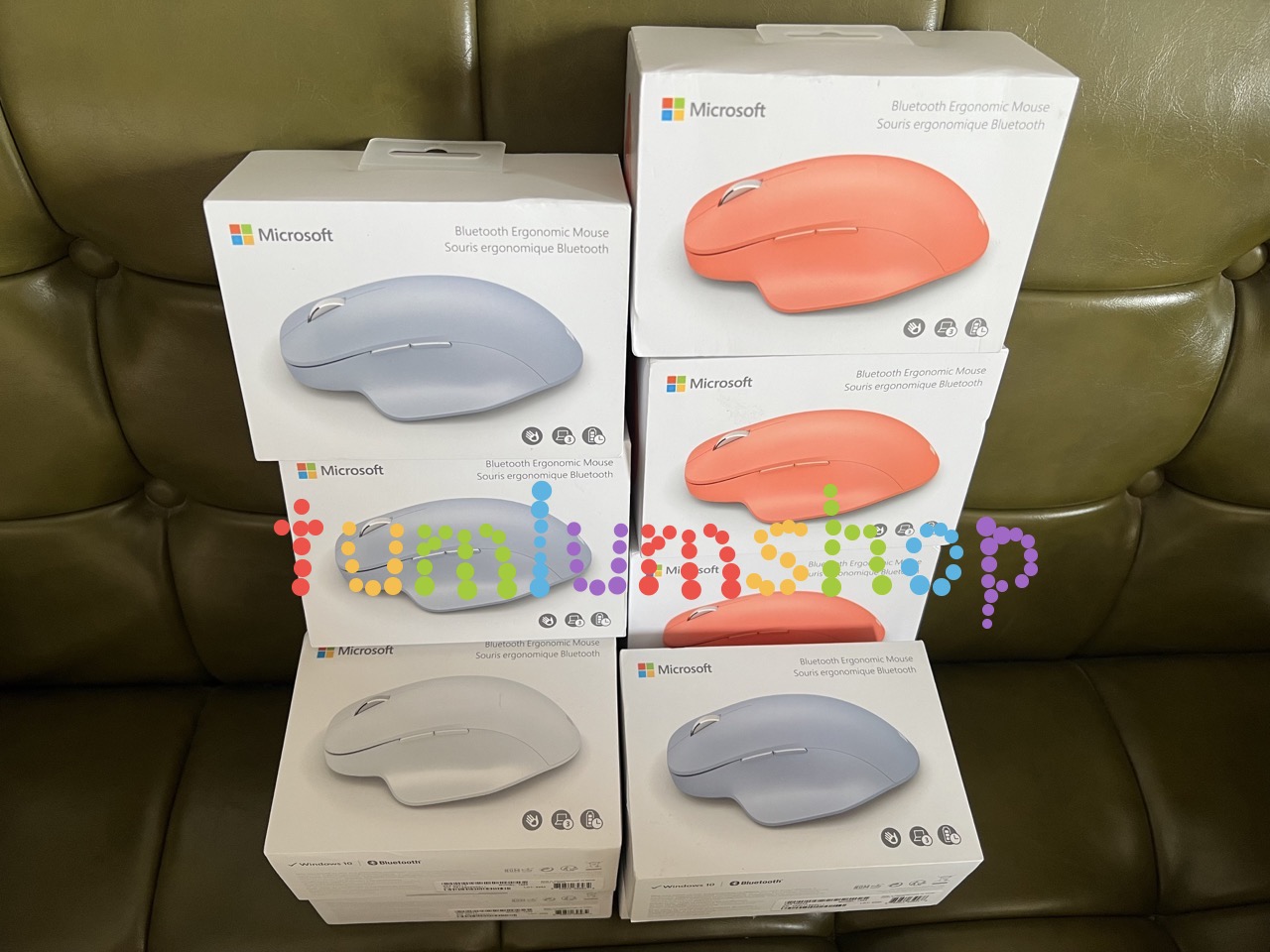 Chuột Microsoft Bluetooth Ergonomic Mouse 1955 - Kết nối bluetooth không dây