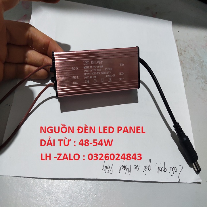 Nguồn đèn Led Panel tấm - Chấn lưu panel 48w - 54w