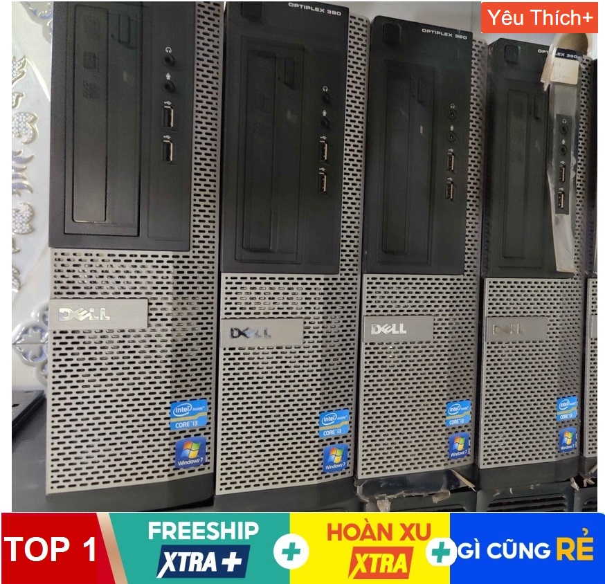 Xác Barebone Dell chạy CPU socket 1155(G5xx G6xx G8xx i3-2xxx i5-2xxx i7-2600) kèm CPU hoặc ko CPU tùy chọn