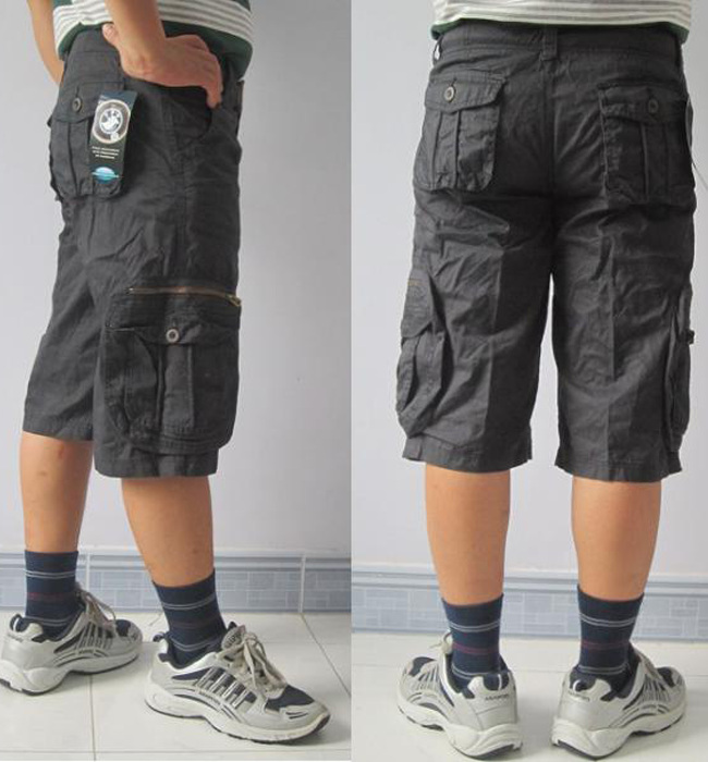 [FreeShip] SALE KAKI Men's SHORT Pants SOLID BOX MC STORE (REAL PICTURE)