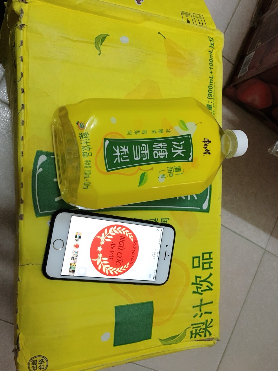 Nước Lê - Đào Siêu Ngon - Chai 1L(Nước Lê)