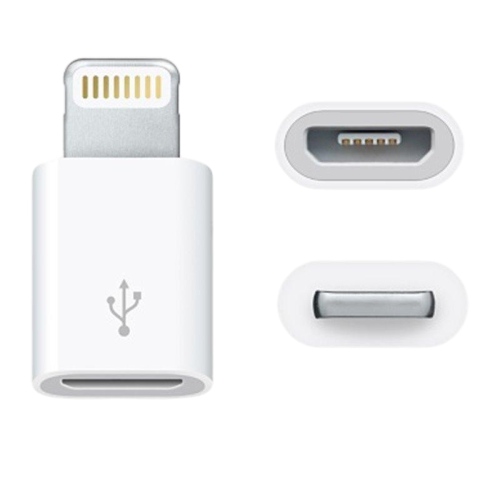 Đầu chuyển từ chân sạc Micro USB Sang chân iPhone và Type C