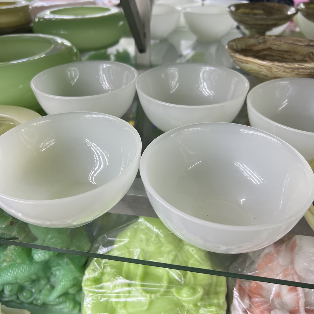 Chén ăn cơm đá ngoc trắng BK STORE