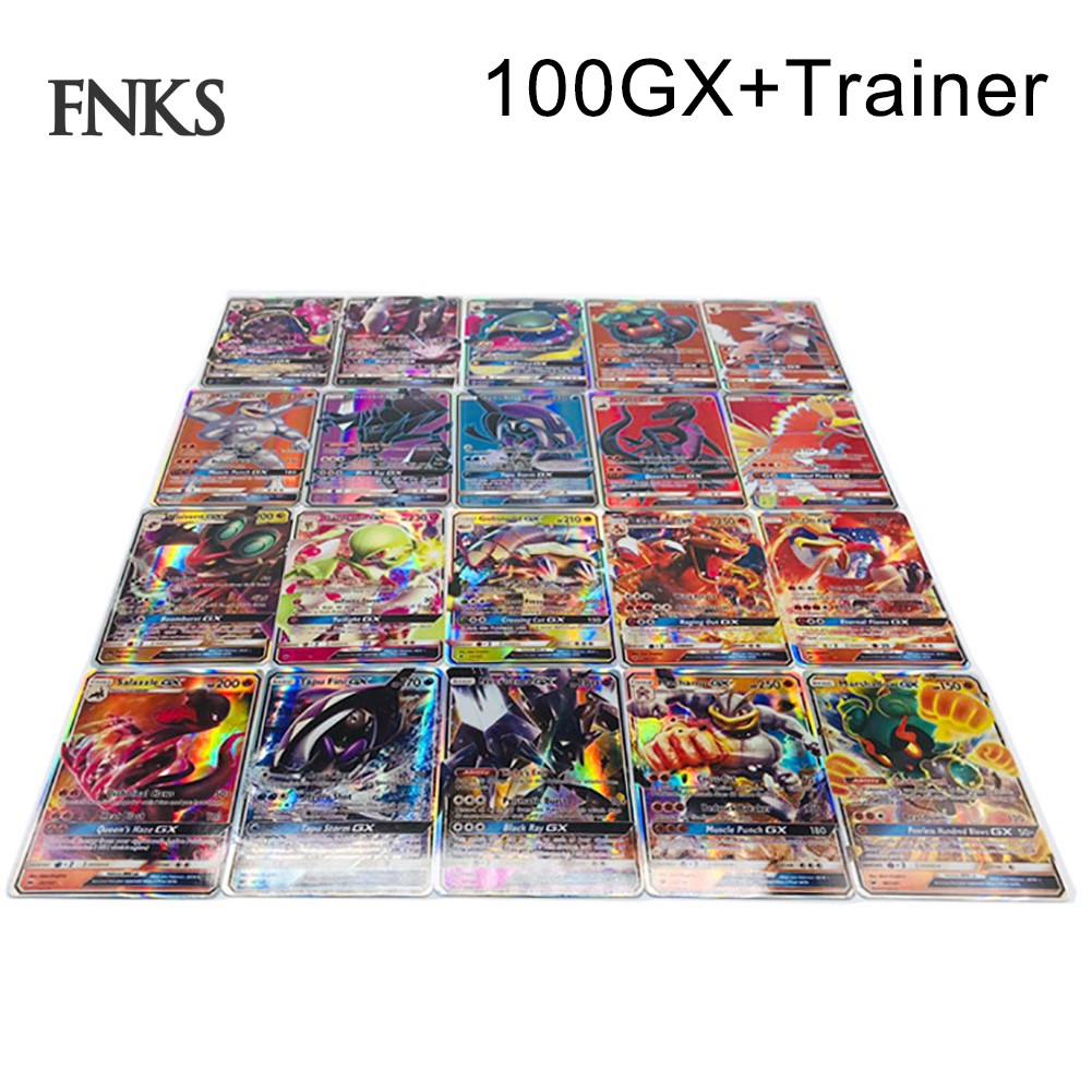 Bộ 100 Thẻ bài Pokemon độc đáo