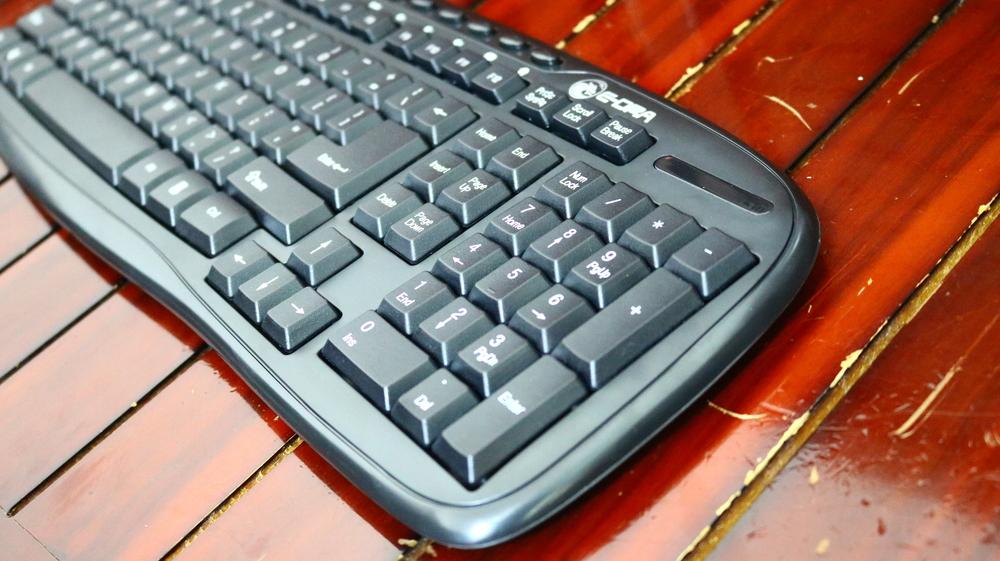 Combo Bàn Phím Chuột Không Dây Eblue EC888BK