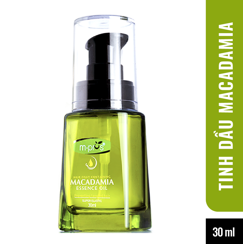 Tinh dầu Macadamia Giảm Rối Tóc M.Pros 30ml Giảm Gãy Rụng, Dưỡng Tóc Mượt, Giữ Nếp Lamimi Chính Hãng