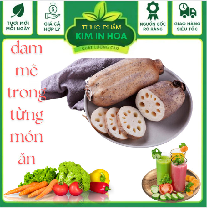 Củ Sen Tươi Dùng Nấu Chè Canh
