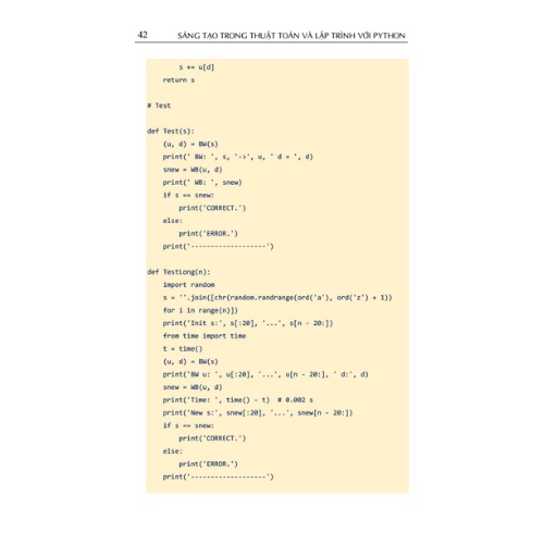 Sách - Sáng Tạo Trong Thuật Toán Và Lập Trình Với Python (OB)