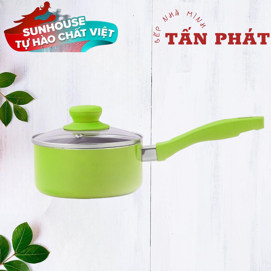 [HCM]nồi quấy bột chống dính đáy từ sunhouse 16cm