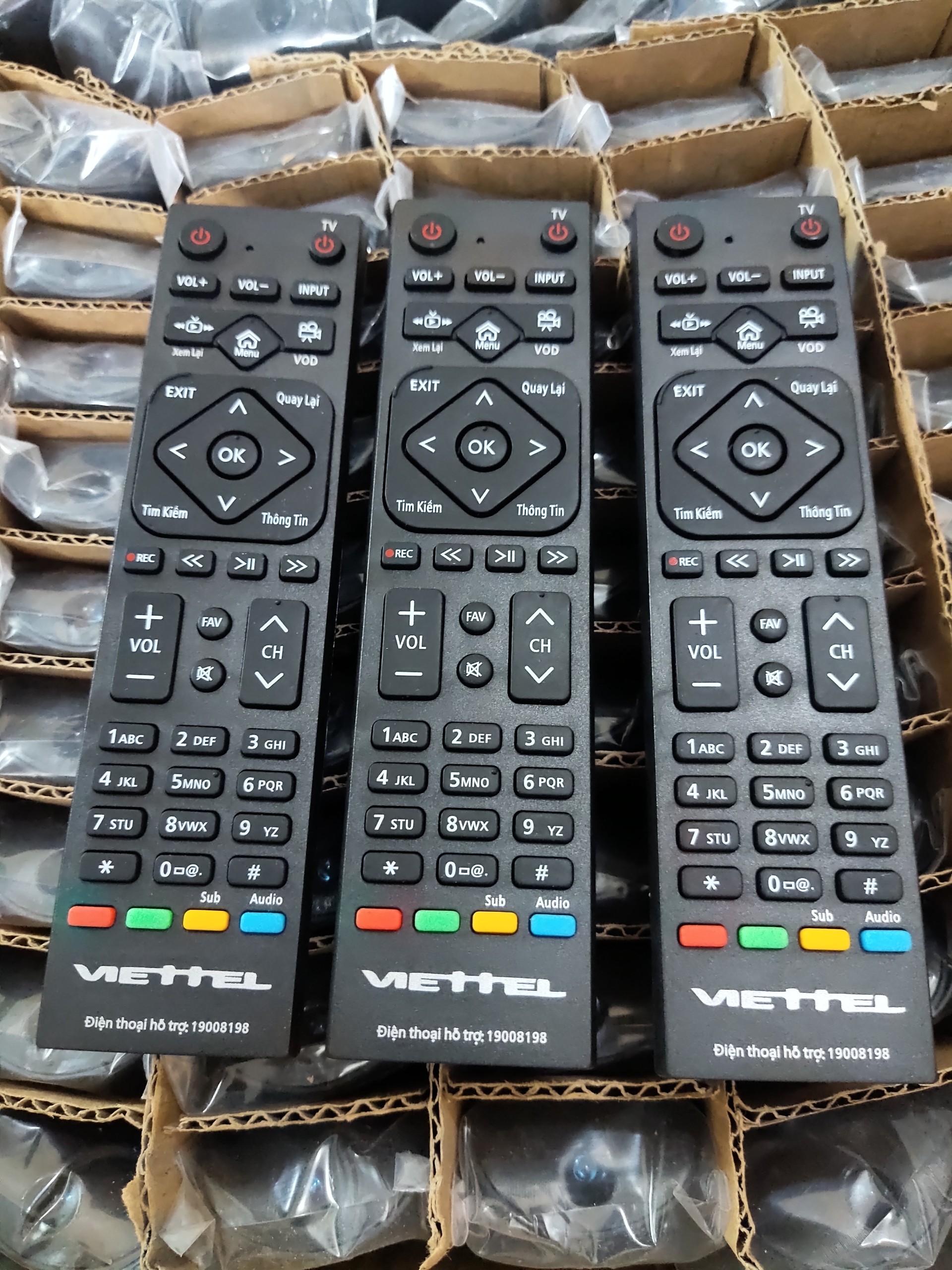 Remote điều khiển đầu thu Viettel internet - Remote Viettel