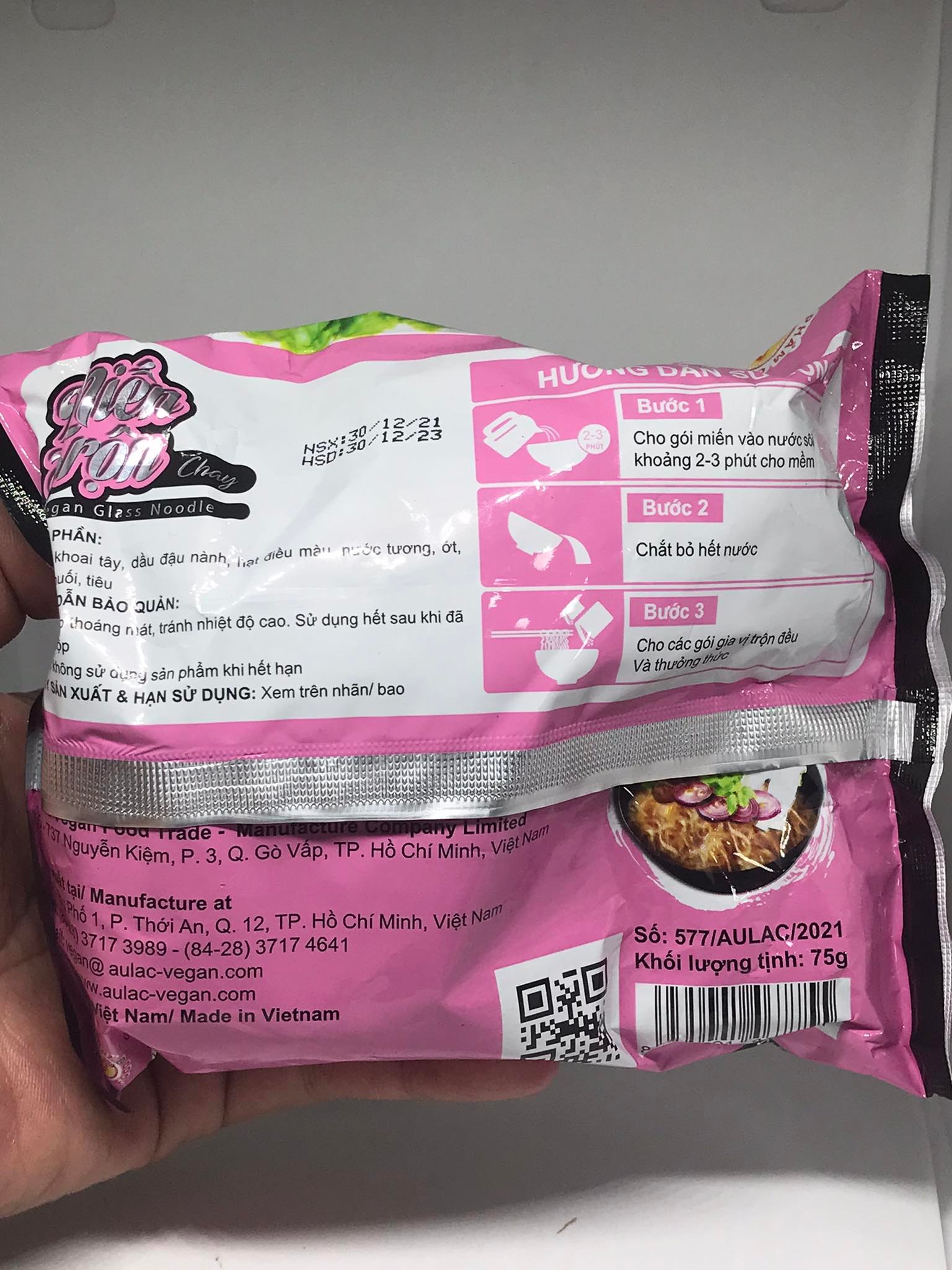 Miến Trộn Chay Âu Lạc - Gói 75g