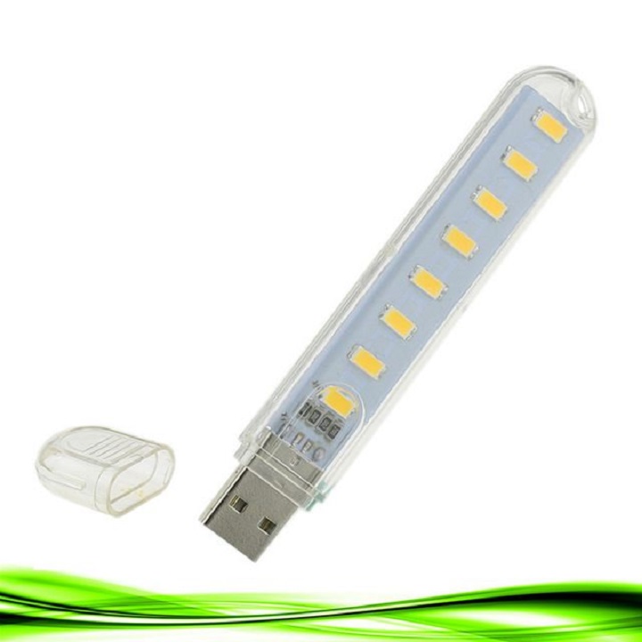 ĐÈN BÓNG LED TRONG SUỐT SIÊU SÁNG SỬ DỤNG ĐẦU USB