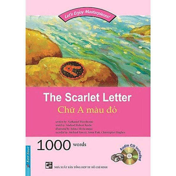 Sách-Lets Enjoy Masterpieces - The Scarlet Letter - Chữ A Màu Đỏ + CD