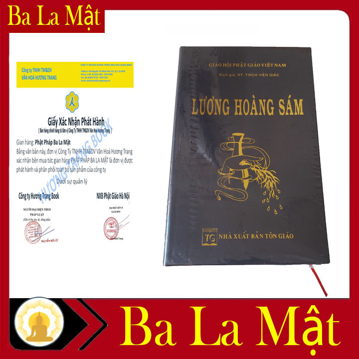 Kinh Lương Hoàng Sám Trọn Bộ Bìa Da ( BA LA MẬT SHOP )